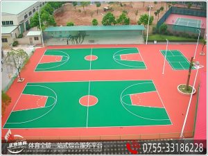 深圳厂区硅pu篮球场多少钱一平